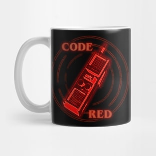 Code Red Walkie Talkie 80s Retro Mug